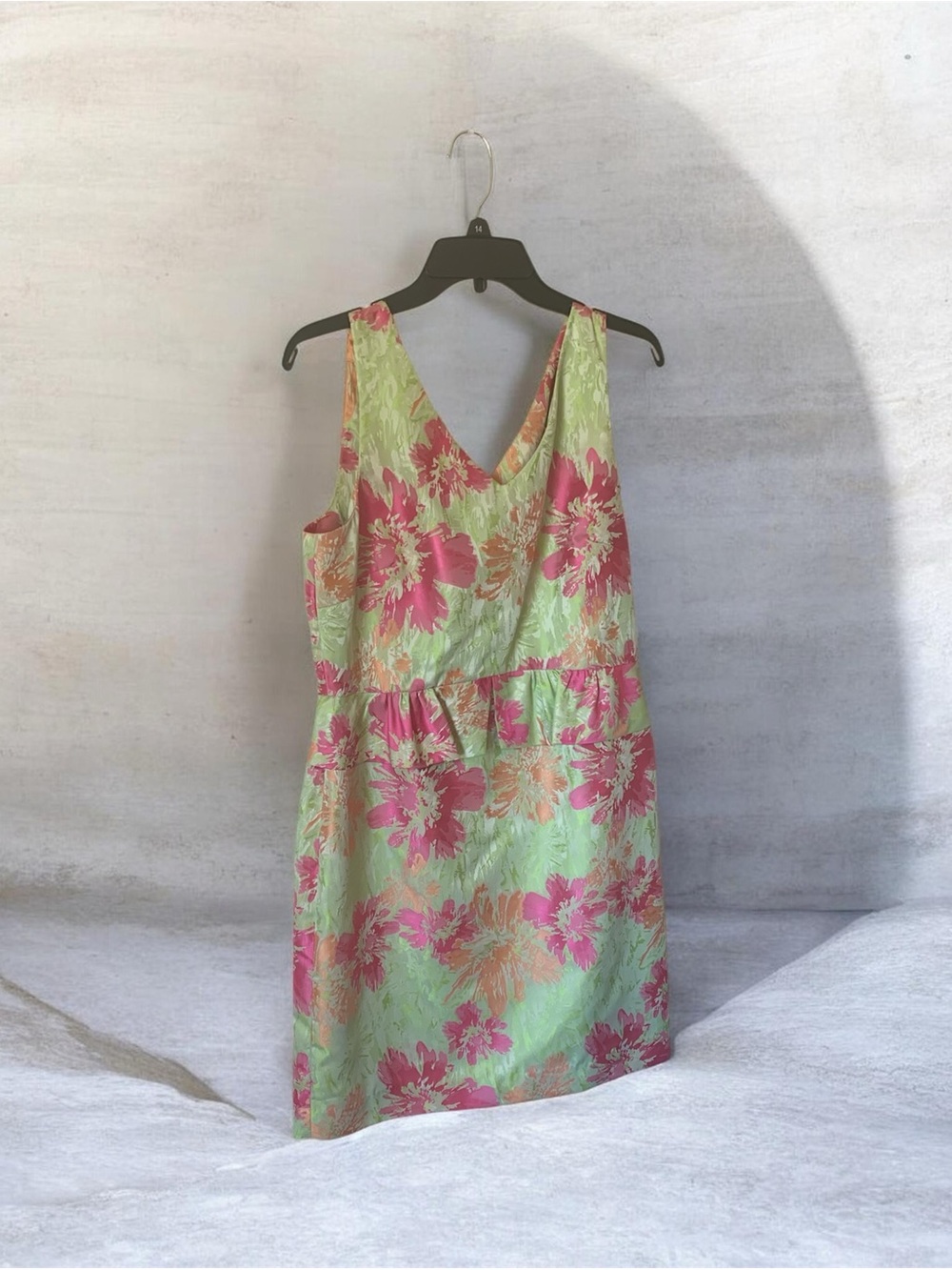 🌸 Tahari Arthur S. Levine Floral Peplum Dress 🌸